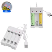 universal usb output 3 4 slot battery charger adapter for aa aaa battery rechargeable quick charge battery charging tools