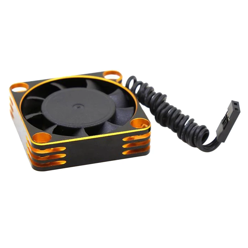 

Высокоскоростной металлический охлаждающий вентилятор 18000 об/мин, модель 4010 для Hsp Traxxas Trx4 Axial Scx10 D90 RC Car Silver