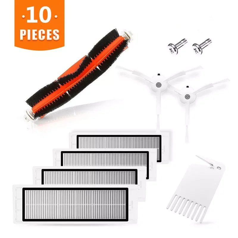 

HEPA Filter + Side Brush + Main Brush for Mijia 1 1s Robot Vacuum Cleaner Spare Parts Accessories S5 S6 S50 S51 S55