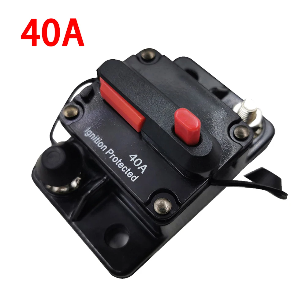 

Автоматический выключатель 12-42 В постоянного тока 50-300 А, Двойная Батарея IP67, прерыватель цепи, сброс предохранителя для автомобиля, аксессуары, источник питания