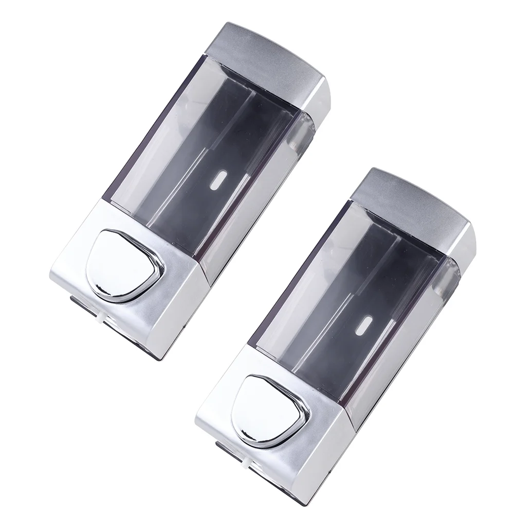 

Dispenser Soap Wall Container Shampoo Bathroom Liquid Mounted Hand Foaming Manual Hanging Mount Shower Containers Pump Box