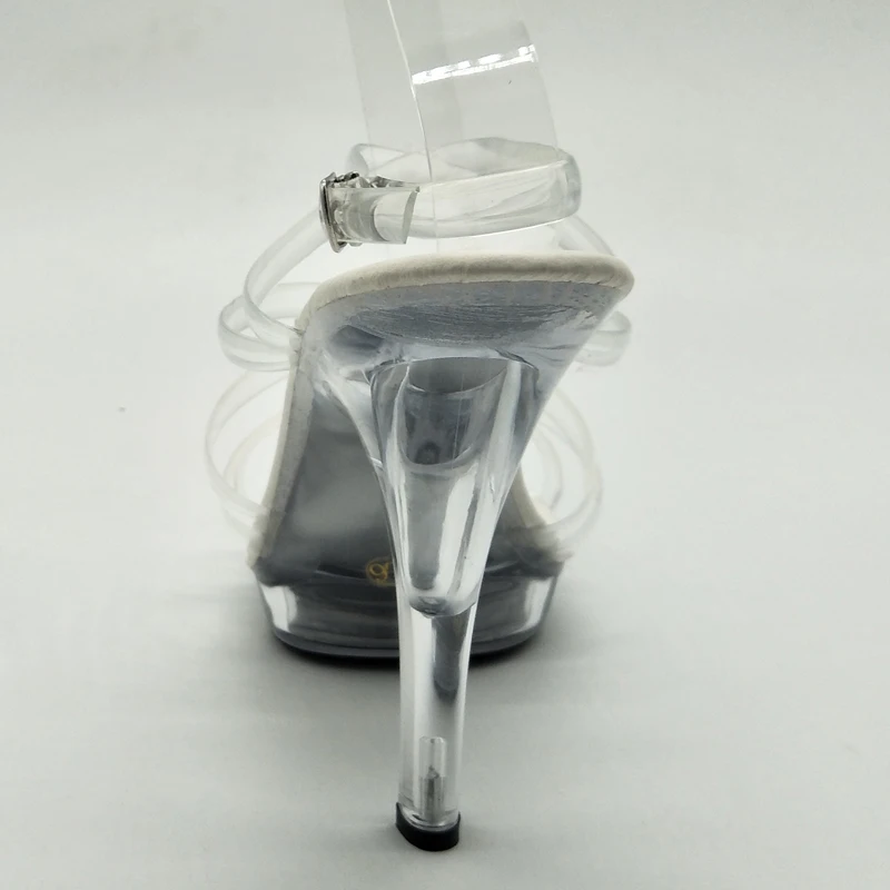 LAIJIANJINXIA новинка 13 см/5 дюймов верх из ПВХ модная Сексуальная экзотическая обувь на