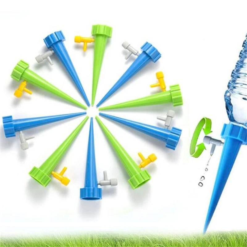 

6 PCS Auto Drip Irrigation Watering System Watering Spike Garden Plants Flower Watering Kits Household Automatic Waterers
