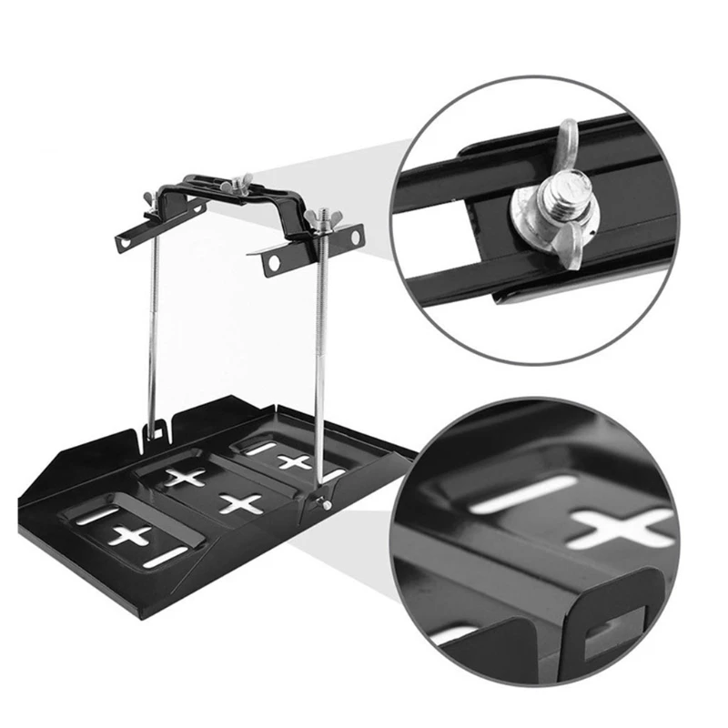 

Universal Car Battery Tray Strong Bearing Capacity Battery Holder Bracket Clamp Car Vehicle Accessories Drop Shipping