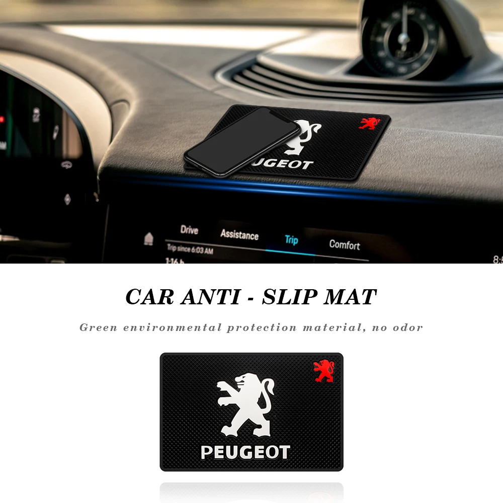 

Car Dashboard Sticky Anti-Slip PVC Mat Auto Non-Slip Sticky Gel Pad For Peugeot 107 108 206 207 301 308 307 407 408 508 2008 300