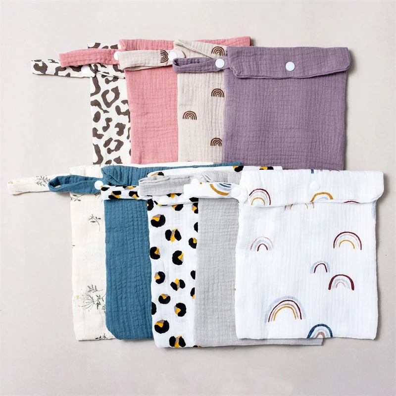 

Многофункциональная сумка для младенцев, многоразовая Милая цветная дорожная сумка для пеленок, мягкая хлопковая сумка для хранения мамы, Детская сумка для подгузников