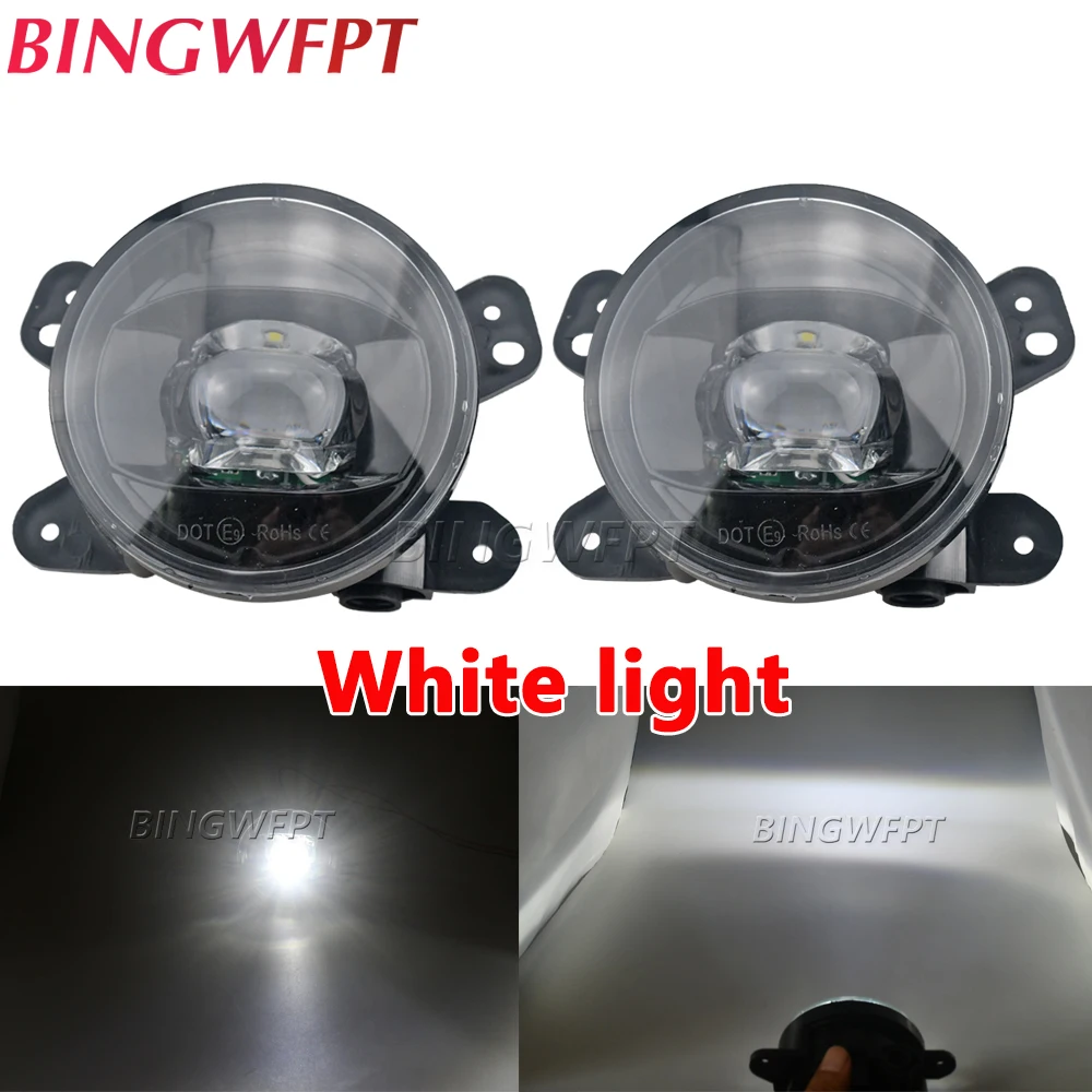 2 шт. передняя противотуманная фара для автомобиля 30 Вт 8000 лм 12 В