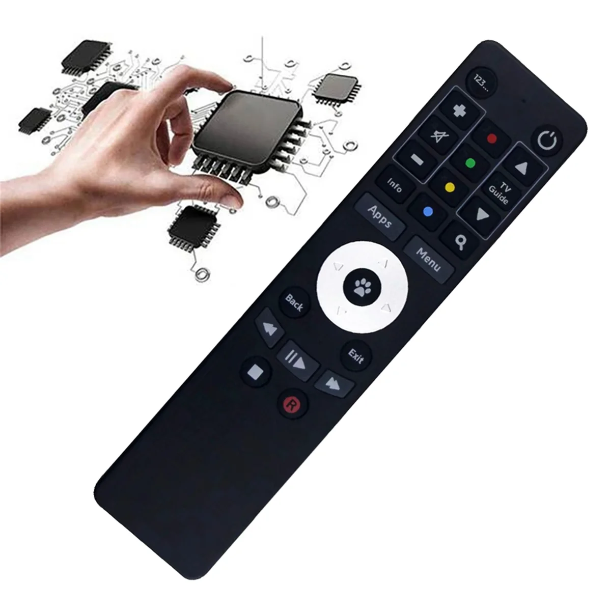 Replace Remote Control for Fetch H671T M616T M605T H626T Gen 2 Mighty PVR Mini Set Top 4K TV Box HD Recorder