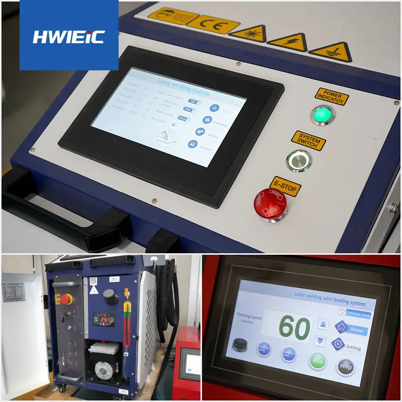 Ручная волоконная лазерная сварка Hwleic очистка резка углеродистая сталь MAX