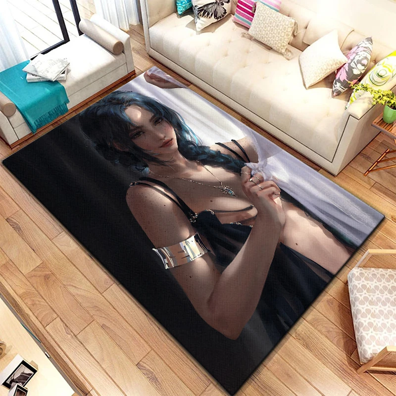 

Нескользящий коврик с принтом ghostblade с креативным рисунком, домашний декор, праздничные декоративные коврики аниме для kawaii, коврик для двери...