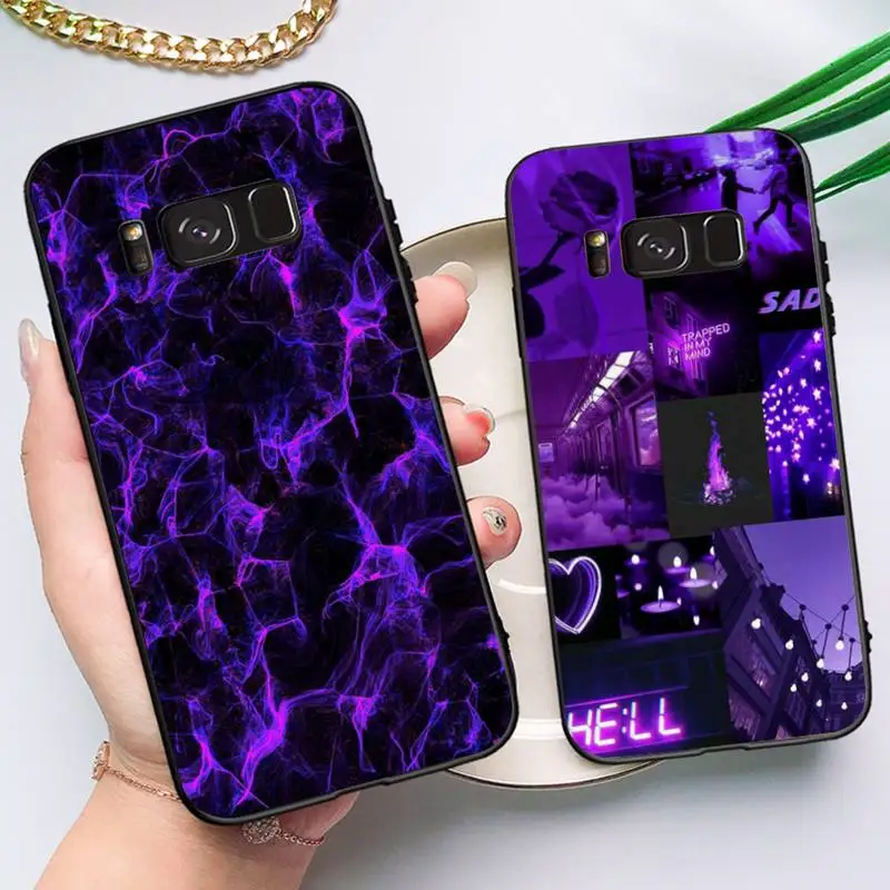 

Purple aesthetic Phone Case For Samsung Galaxy Note 10Pro Note20ultra note20 note10lite M30S Coque