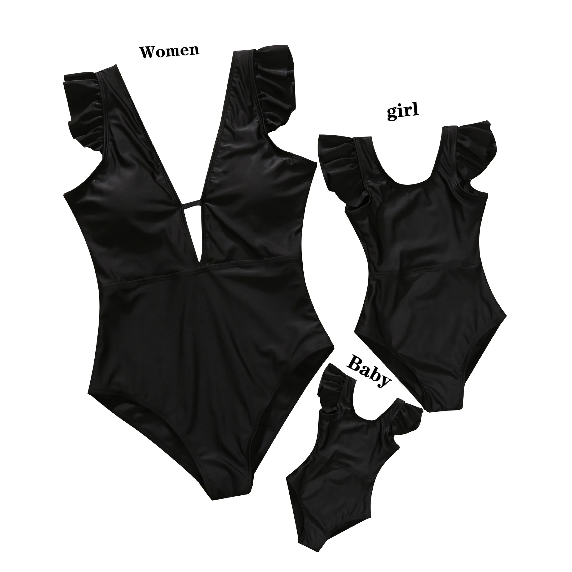 

2022 Dad Son Swimwear Beach Bath Swimsuits Family Swimsuit Bikini Mommy and Me Clothes Mom and Daughter Matching Dresses Outfits