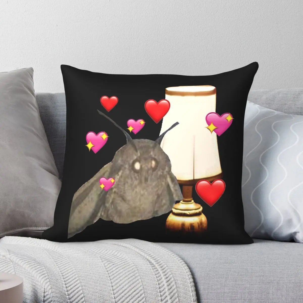 

Чехол для подушки с мотым и лампой, полиэстеровый льняной Бархатный Чехол для подушки с узором на молнии, декоративный чехол для подушки, чехол для дивана, подушки 45x45