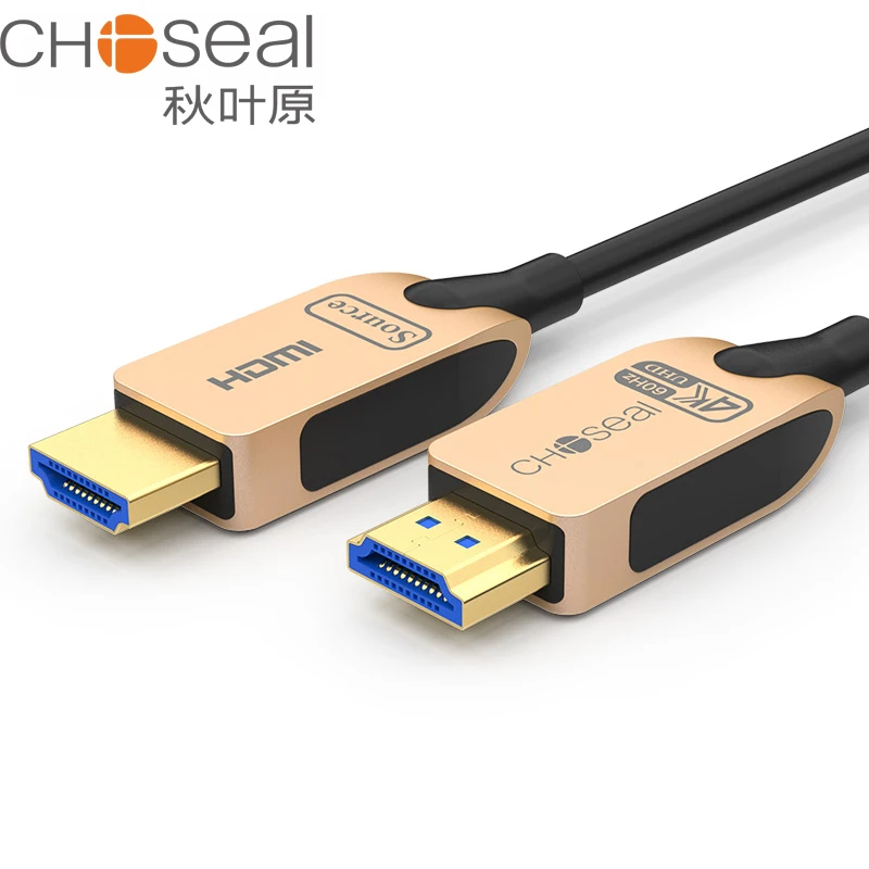 

CHOSEAL HDMI 2,0 волоконный кабель 4K 60Hz волоконно-оптический HDMI 2,0 кабель HDR 18 Гбит/с кабель или HD ТВ-приставка проектор PS4 HDMI 10M 20M 50M