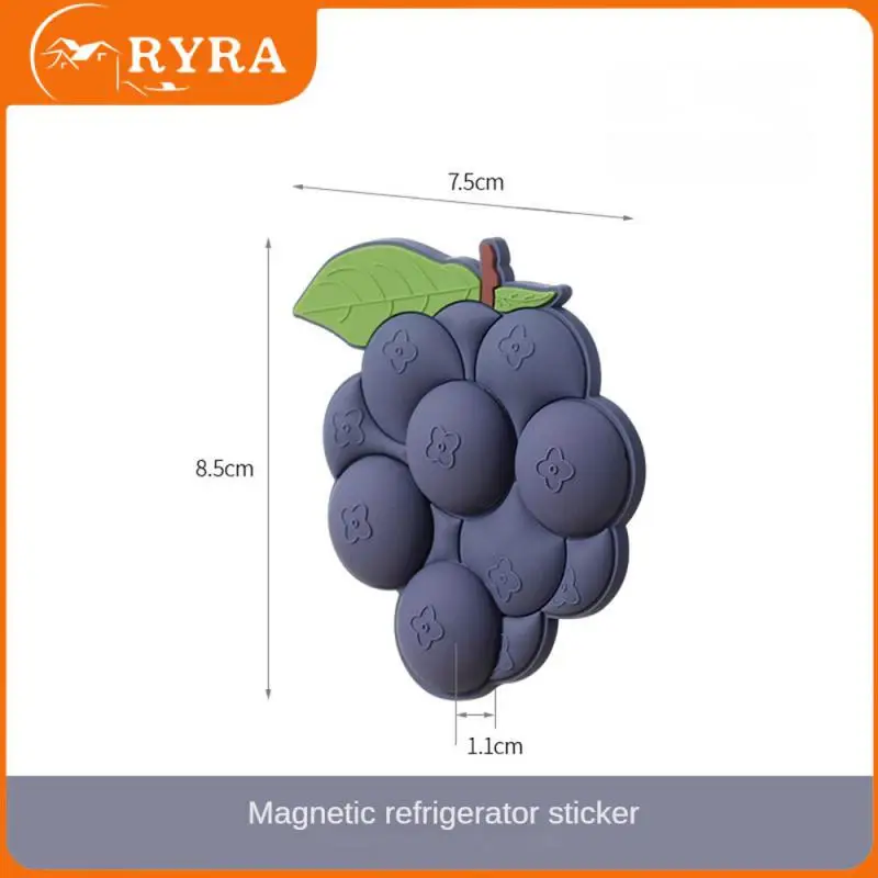 

Magnet Adsorption Decorative Refrigerator Sticker Iron Magnet 3d Three-dimensional Magnetic Stickers For Blueberries