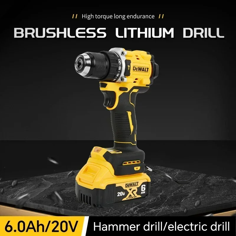 Фото Dewalt DCD805 Аккумуляторная ударная дрель Комплект голого инструмента 20 В МАКС. 1/2 дюйма Аккумуляторные электроинструменты Электродрель 전동드릴 dremel №2