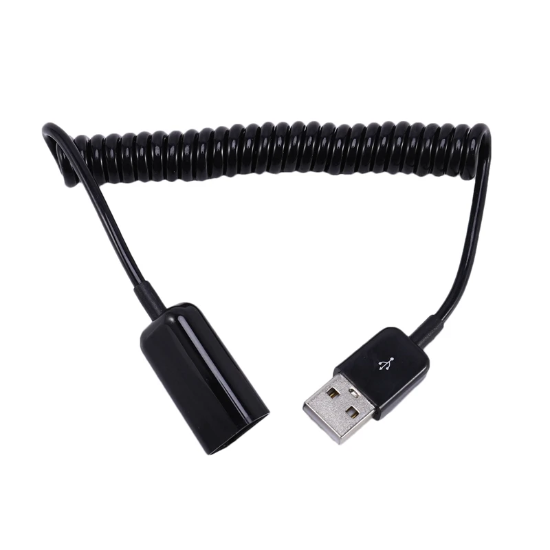 

Spiral Coiled USB A Male To A Female Adapter Adaptor Cable 1M 3FT