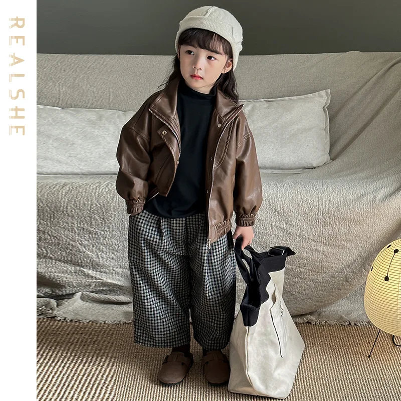

Baby Girls Coats Autumn Winter Faux Fur Solid Zipper Kids Jacket Coat for Girl Boys Outerwear 2023 Children Clothing