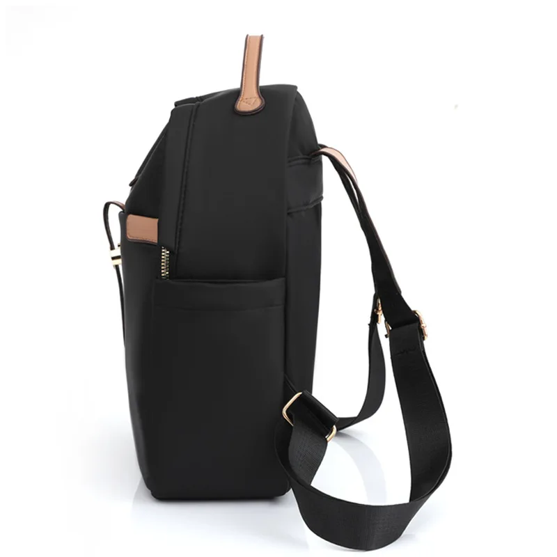 TRAVEASY 2022 New Middle School Bag Teenage Girls Student Contrast Color Nylon Women Backpacks Travel Female Bookbags Minimalist