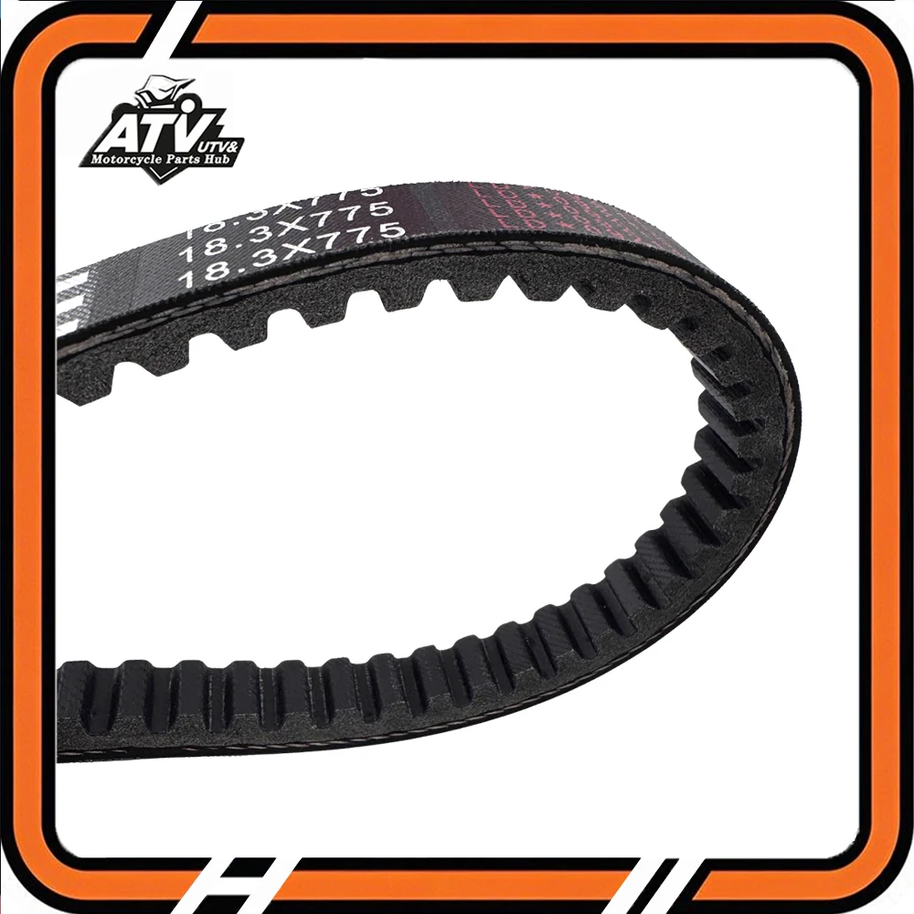 

775x18.3 GY6 50cc Ремень вариатора для SYM Peugeot 50 Orbit II GY6 50cc 4-тактный китайский скутер, мопед, двигатель 1P39QMB 775 18,3