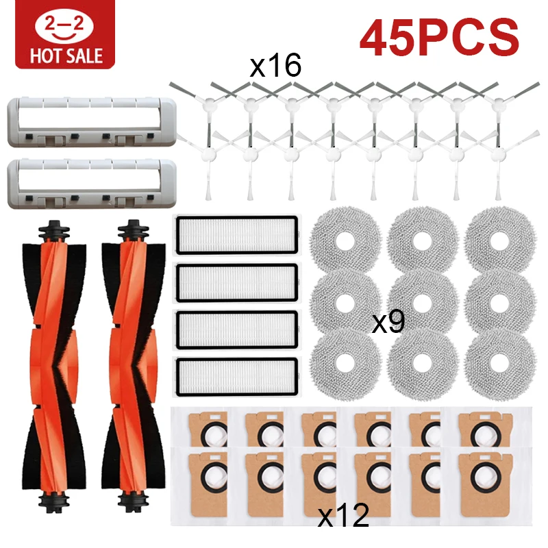 

Запчасти для робота-пылесоса Xiaomi X20+/X20 Plus: щетка, фильтр, швабра