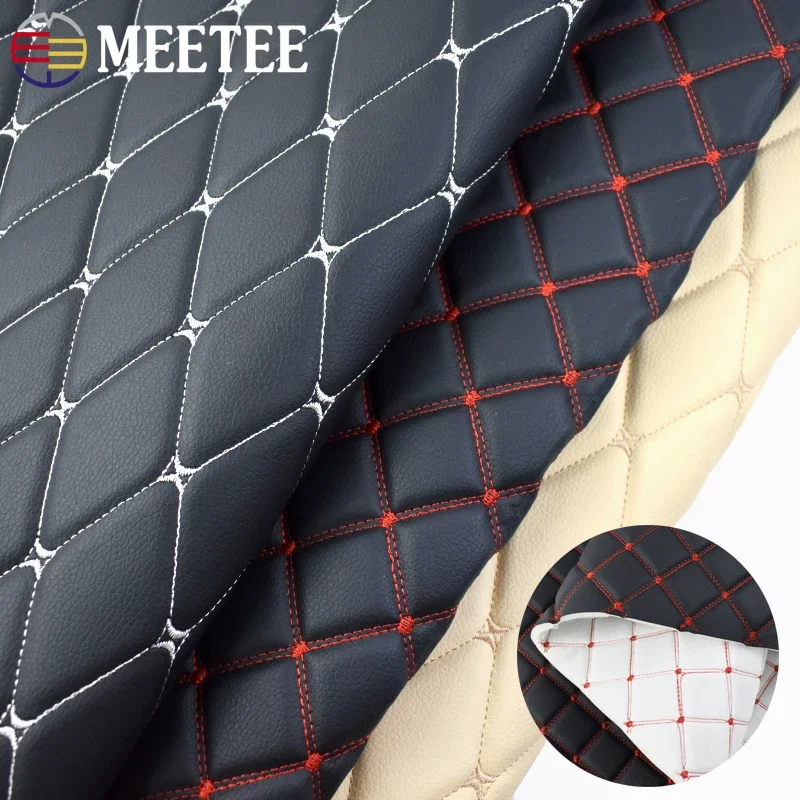 Meetee 45*160 см синтетическая кожа ткань искусственная ПВХ для автомобиля напольный