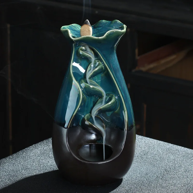 

Smoke Waterfall Incense Burner Humidifier Aromatherapy Holder Incense Scentsy Incense Burner Quemador De Incienso Furnace