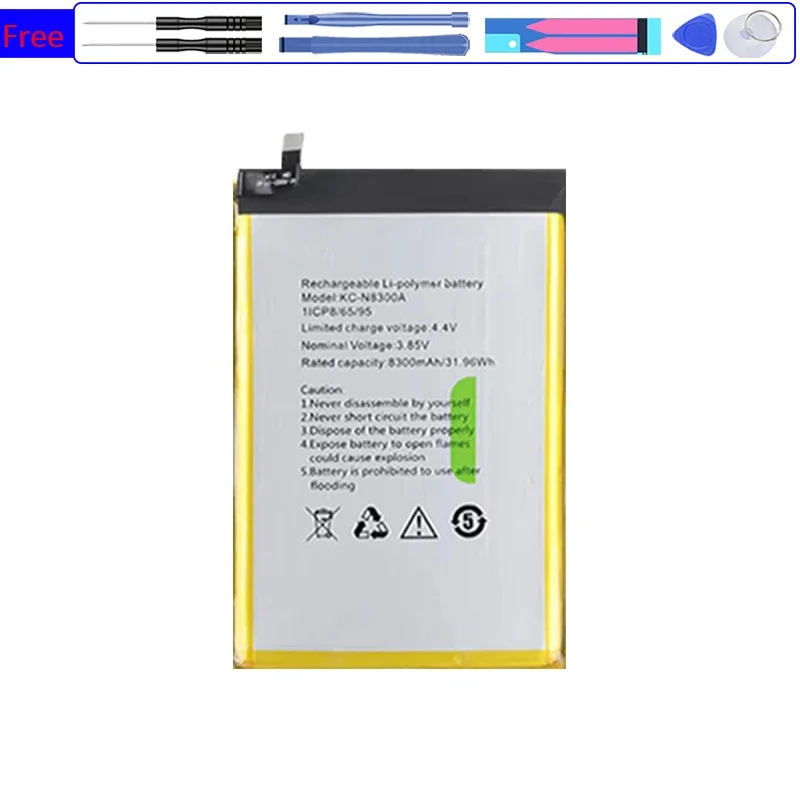 Сменный аккумулятор KC-N8300A емкостью 8300 мАч для Oukitel WP17