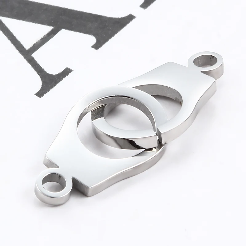 Полировка из нержавеющей стали двойной фоторазъем для браслета ожерелья