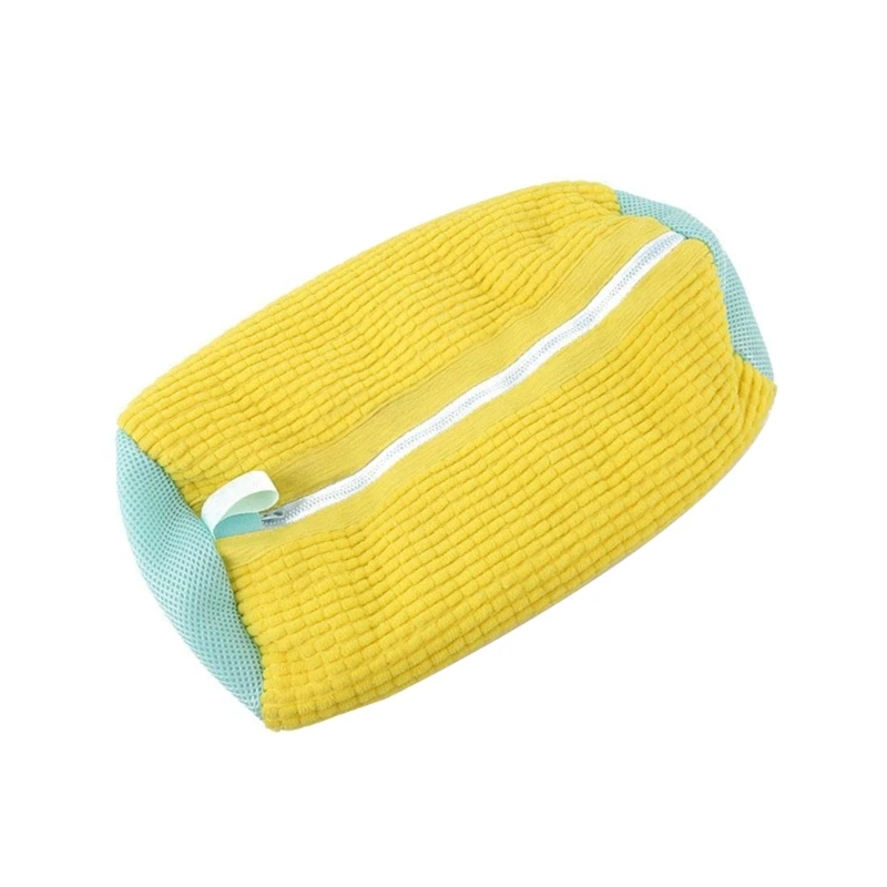 

D0AD Shoes Wash Bags Mesh Laundry Washing Machine Shoes Bag With Zips Polyester Anti Deformation Protective Shoes Wash Bags