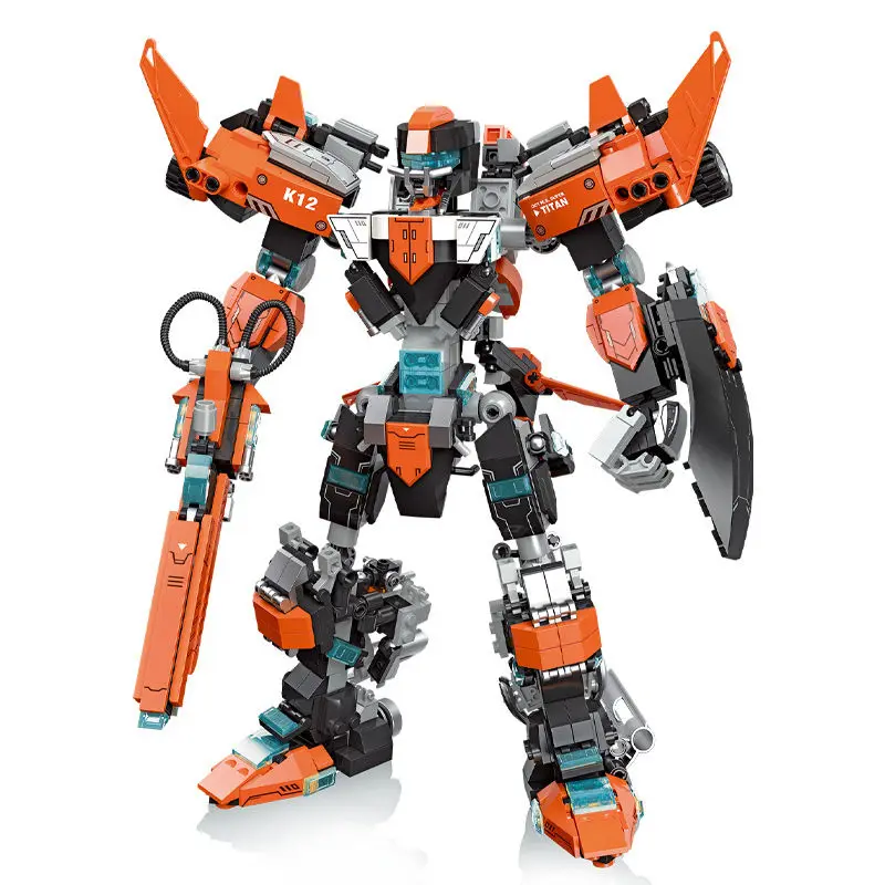 

996PCS City War Super Robot Building Blocks Boys Toys Knight Warrior Mecha Transformation Robot Bricks Toys For Children Gifts