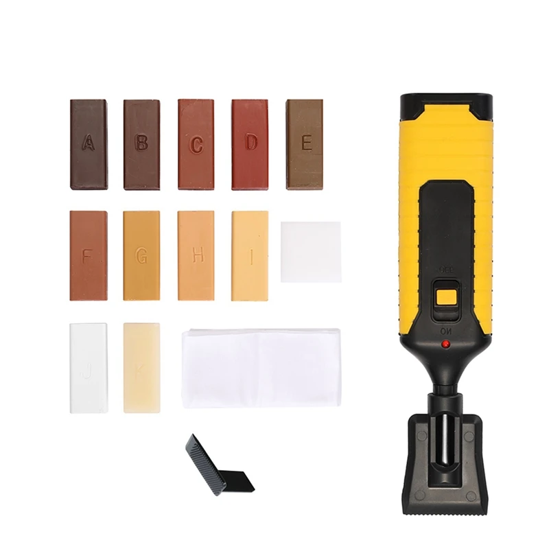 

Laminate Repairing Kit Wax System Floor Worktop Sturdy Casing Chips Scratches Mending Tool Repair Hand Tool Kit