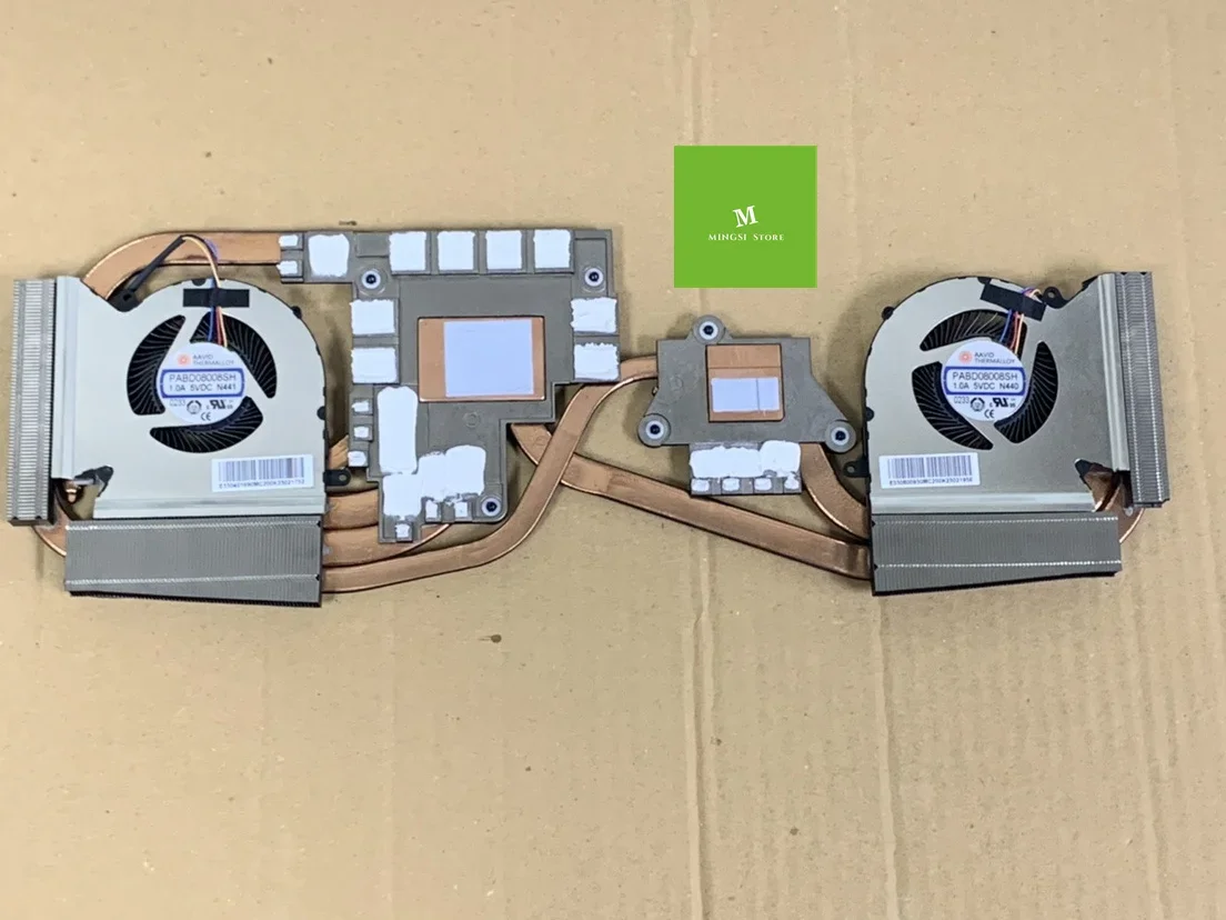 Охлаждение процессора вентилятор графического и радиатор для MSI GP66 GE66 GL66 10SGS 10SFS