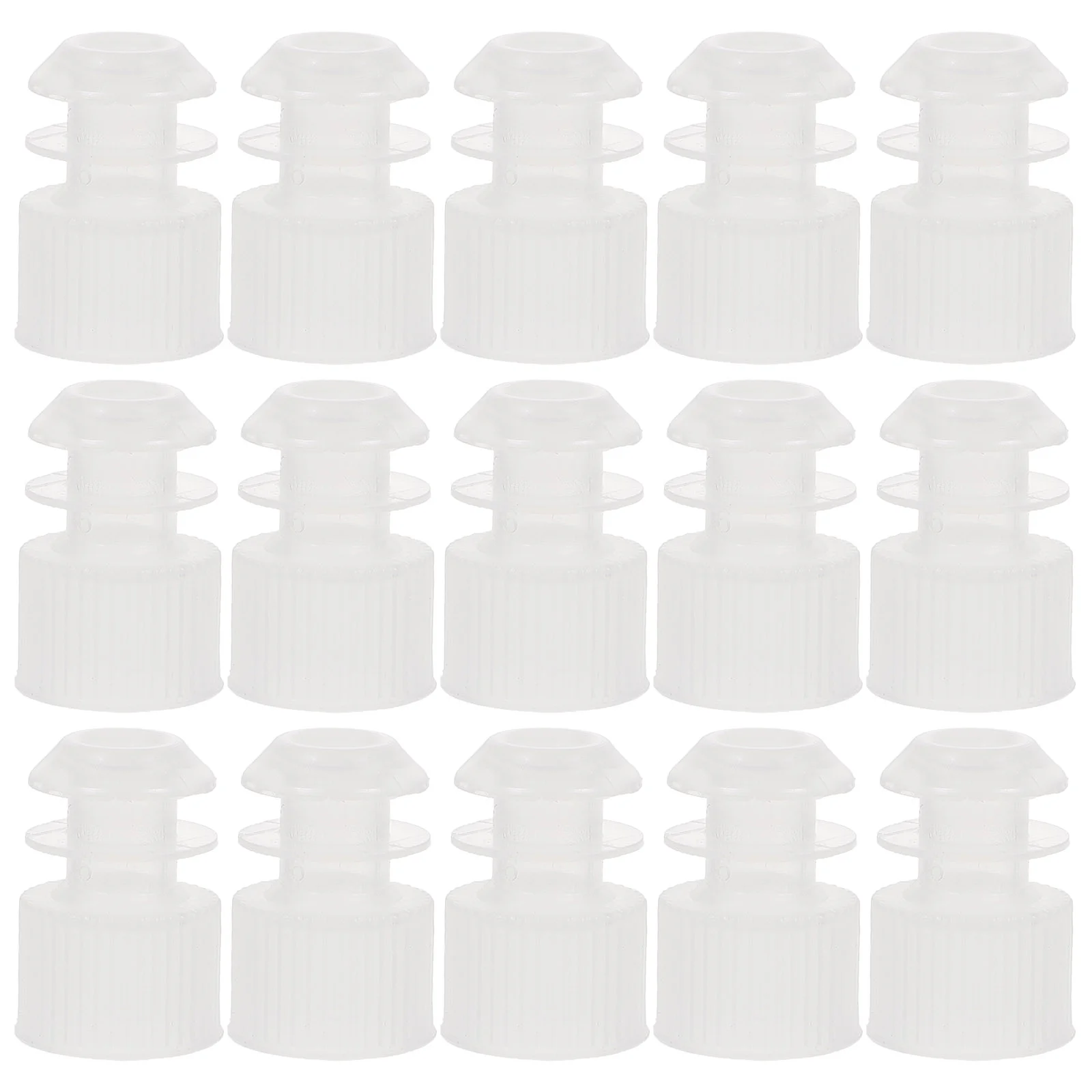 

100pcs 12mm Plastic Sealing Plugs Test Tube Stoppers Test Tube Screw Plugs