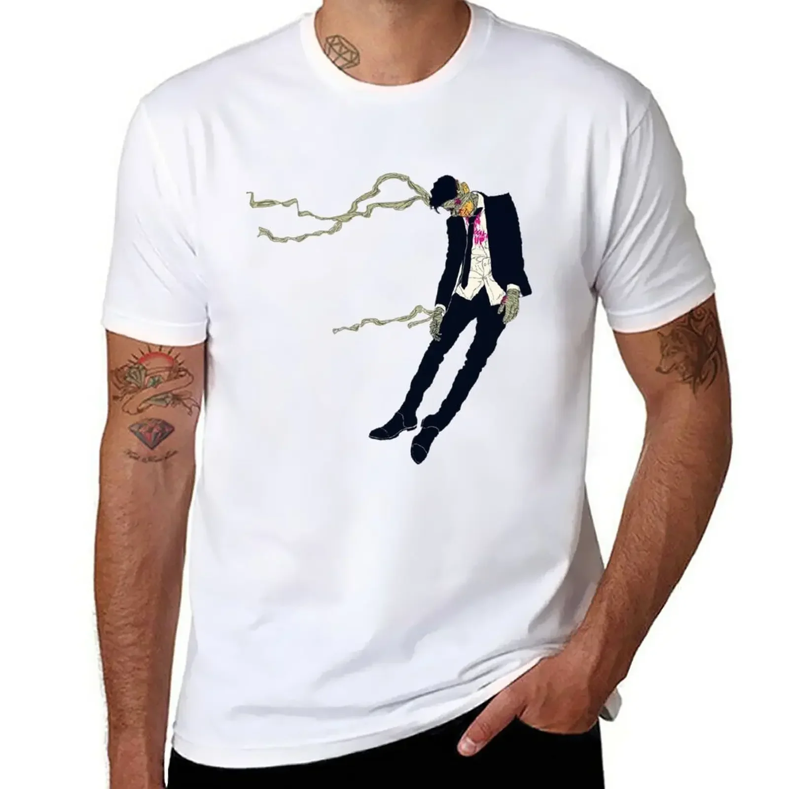 Мужские забавные светлые топы Черный свитшот для кровавого цвета аниме модный