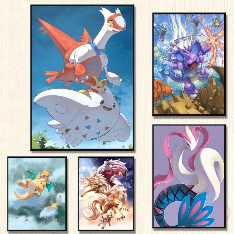 

Anime Posters Milotic Comics Pictures Living Room Children Gifts Children's Bedroom Decor Wall Decoration HD Print Art Prints