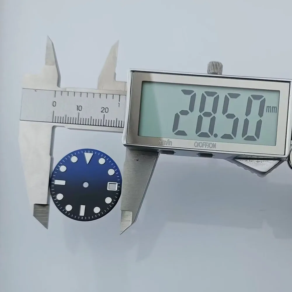 Циферблат для часов NH35/NH36 синего цвета