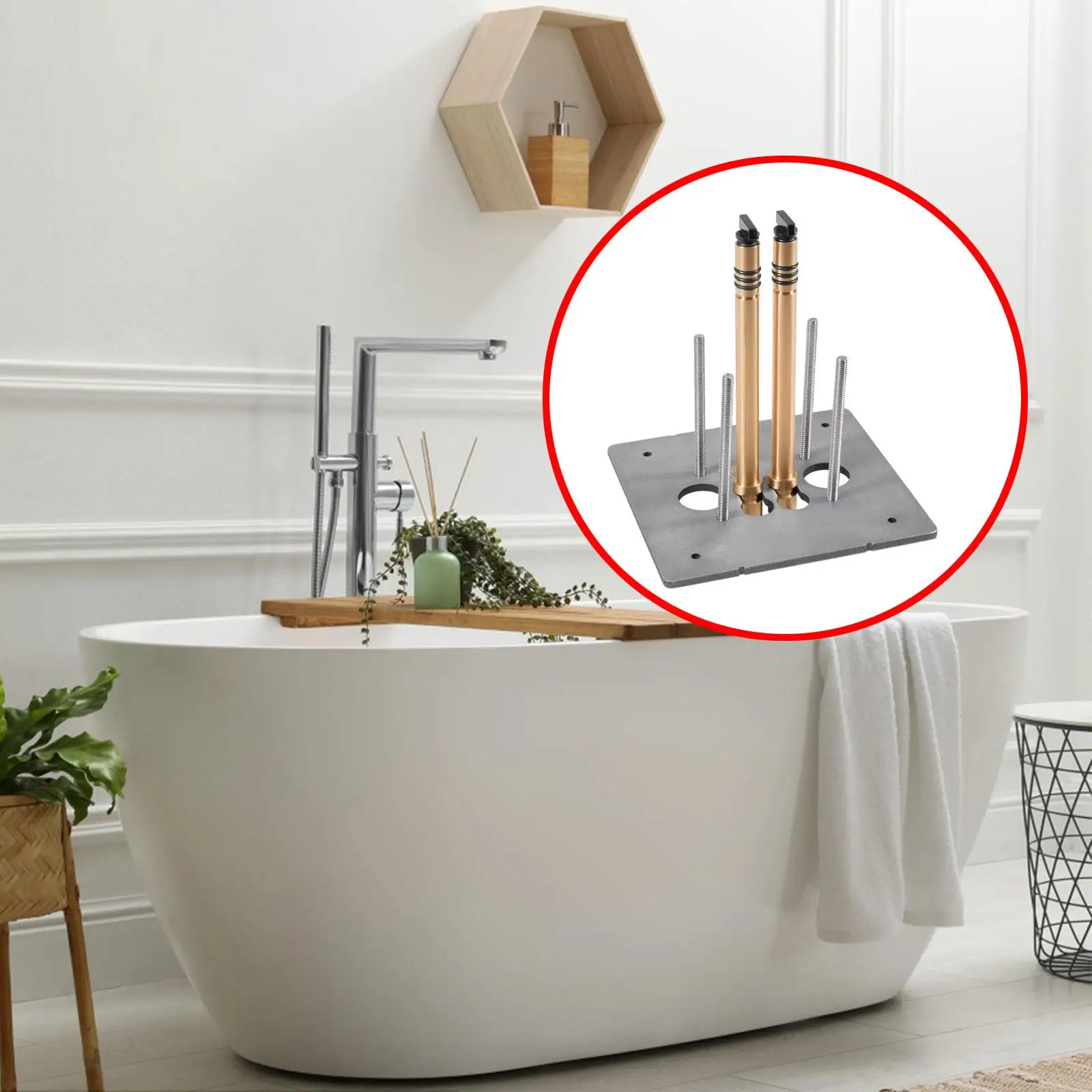 Шероховатый впускной клапан для ванны простой Прочный противоударный душевой