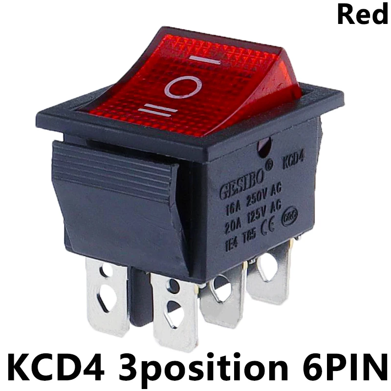 

Переключатель питания KCD4 3 позиции 16А 250В