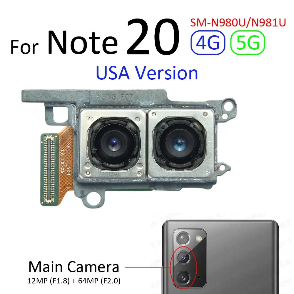 Задний основной телеобъектив макро глубина ультраширокая камера гибкий кабель