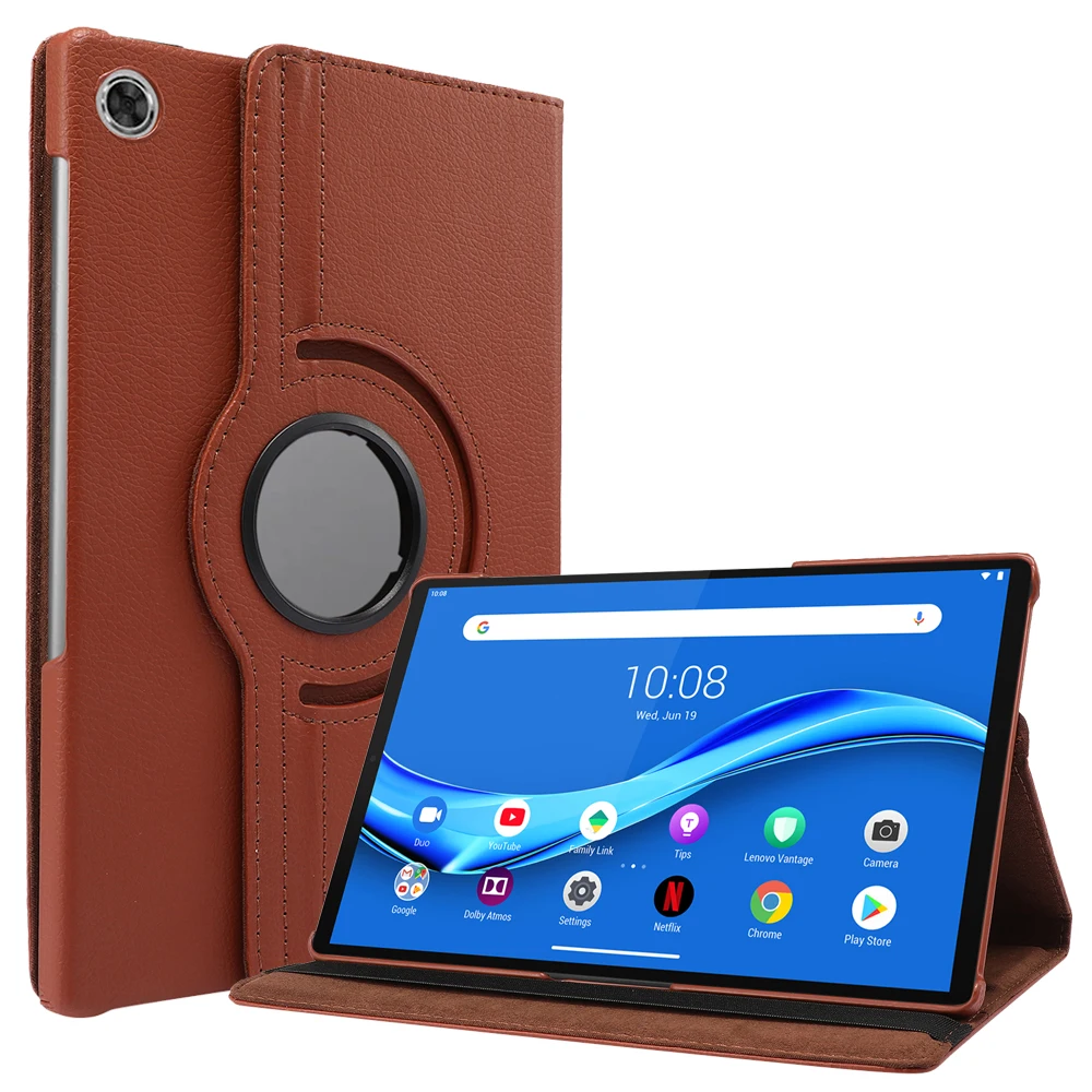 Вращающийся чехол для планшета Lenovo Tab M10 Plus 3rd Gen 10.6 TB-125/128FU FHD 10.3 X606 2nd 10.1 X306 M9 M8 4th P11 Pro 11.5.