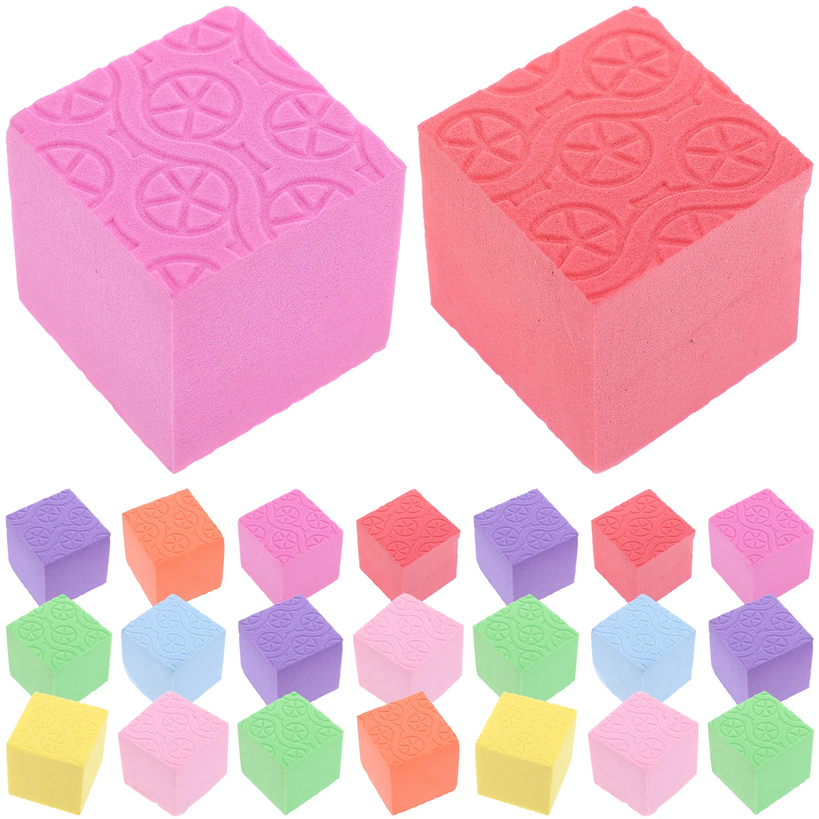 

Foam Building Blocks Educational Plaything Counters Cubes Kids Early Toy Colorful Toys