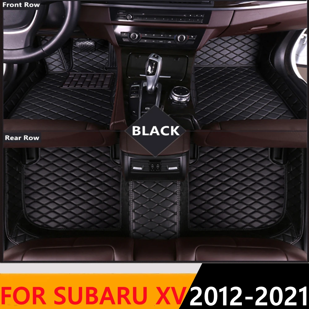 

Водонепроницаемый кожаный коврик Sinjayer под заказ, коврики для автомобиля, передний и задний напольный коврик, автозапчасти, коврик для SUBARU XV ...