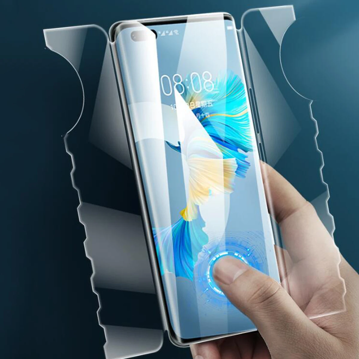 

360 полноразмерная гидролампа для Nubia Red Magic 7, передняя и задняя защита экрана 2 в 1 для Red Magic 7 Pro, все включено