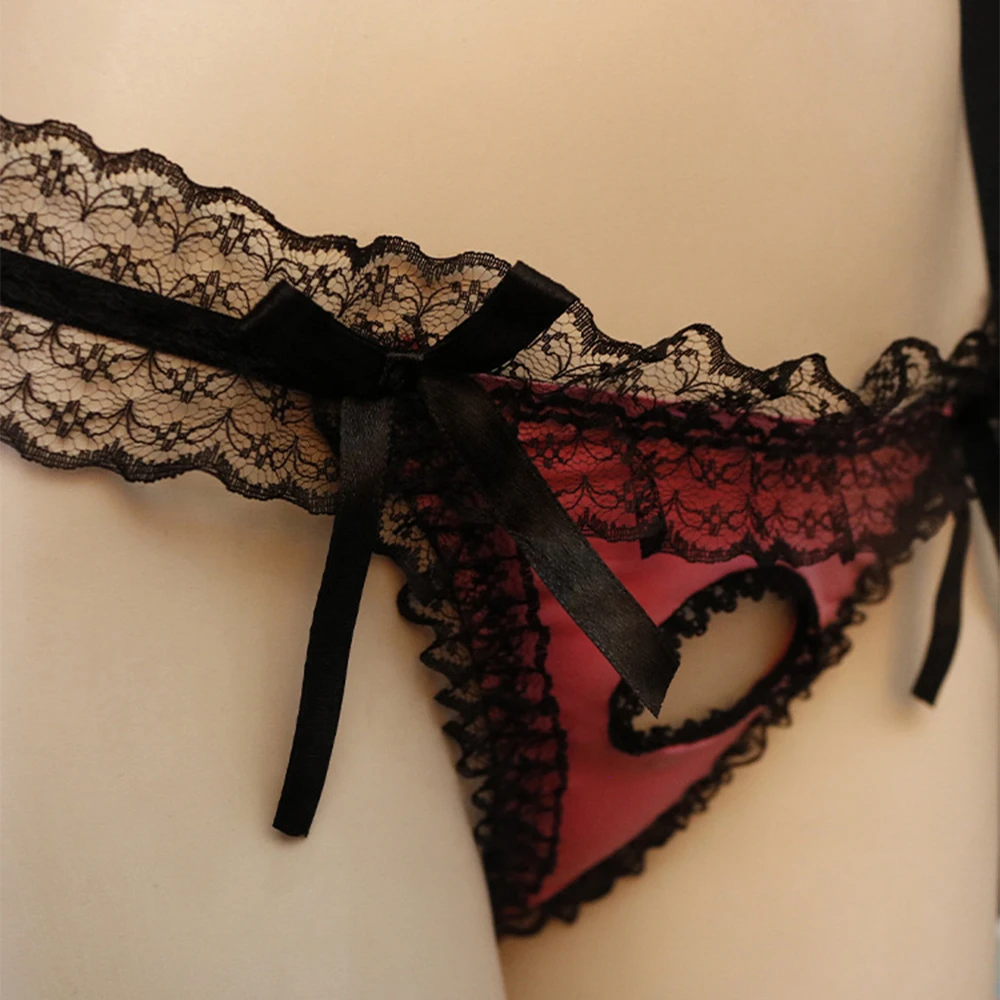 

Unisex Open File Panties Gay Men Sexy Pouch Breathable Sissy Gay Bikini Women Briefs Lace Edge Panties Man Soft Briefs A50