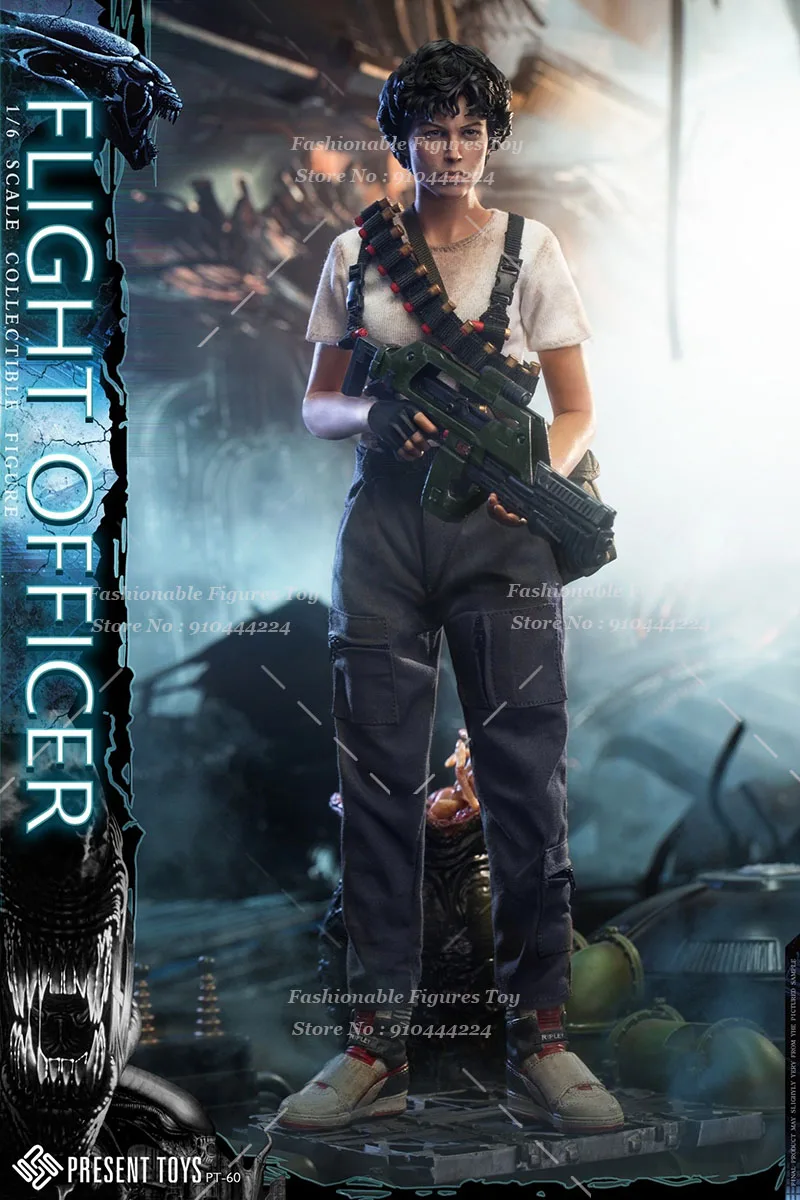 PRESENT TOYS PT-sp60 1/6 Женский солдат Полетный офицер Ripley 12 дюймов Полный набор Фигурка