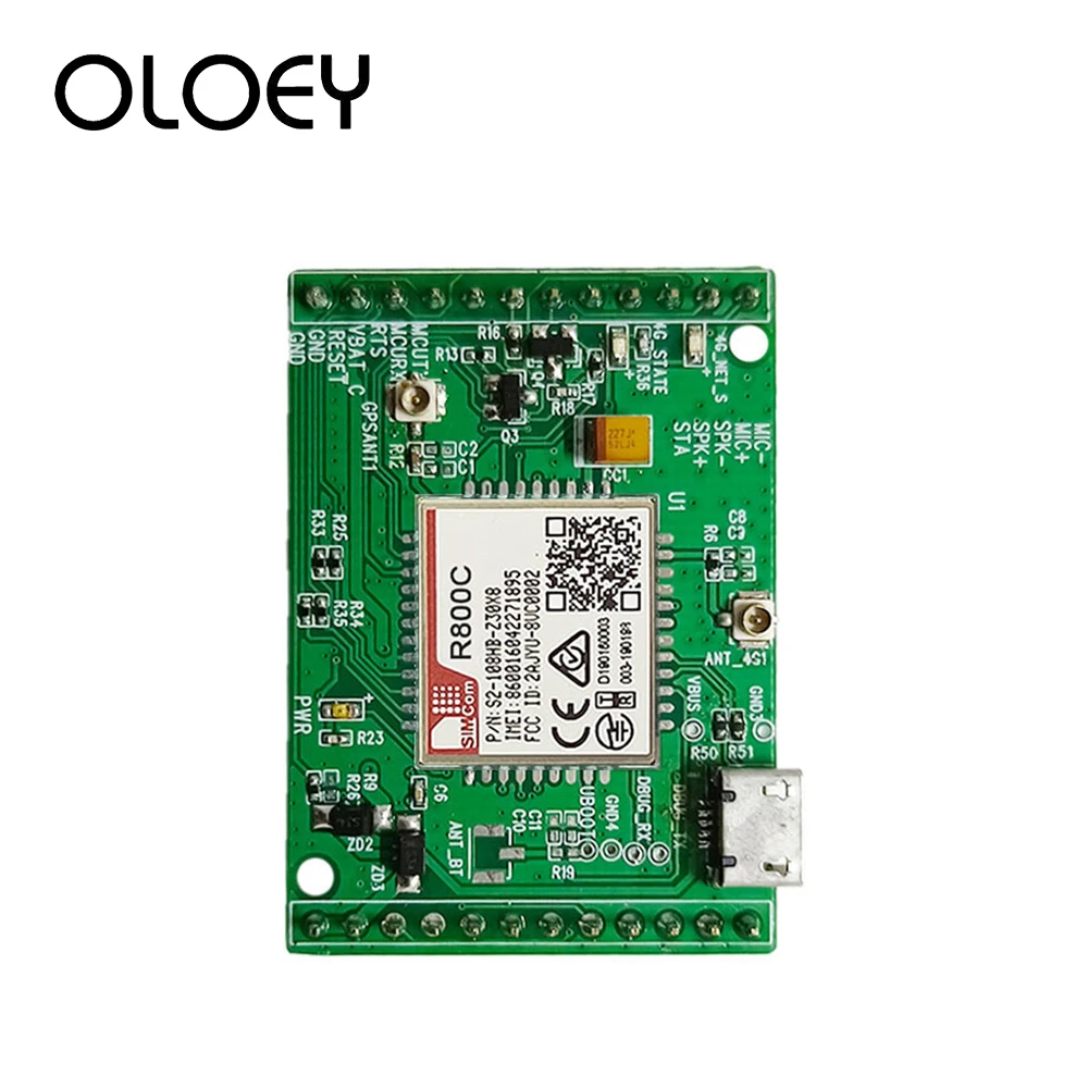 

SIMCOM R800C Development Board Testing Kit Core Board dual-band GSM/GPRS GPS Module compatible with SIM800C support 900/1800MHz