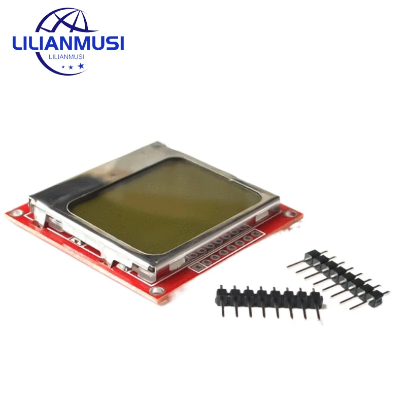 Высокое качество 84X48 84x8 4 ЖК-модуль красная подсветка адаптер PCB для Nokia 5110