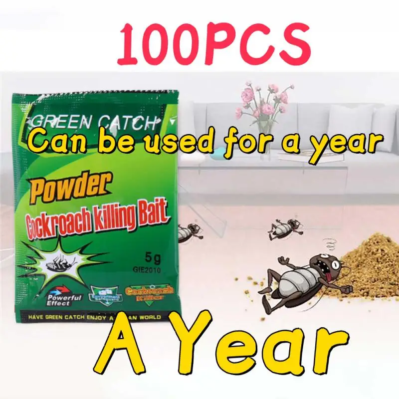 100 шт. гранулы для тараканов порошок сильный инсектицид убийца приманка клей