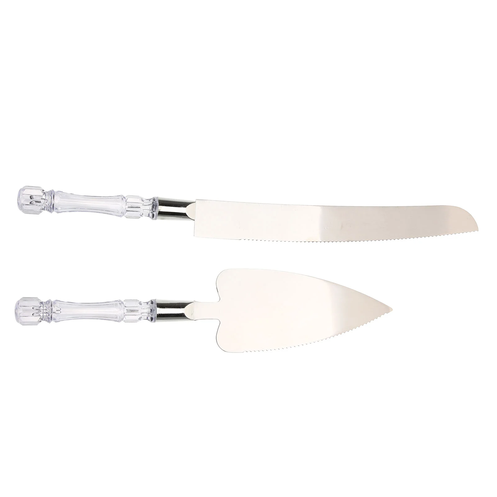 

2 Sets Wedding Sets Wedding Party Supply Western Style Cake Serving Kit Cake Server Acrylic Cake Spatula